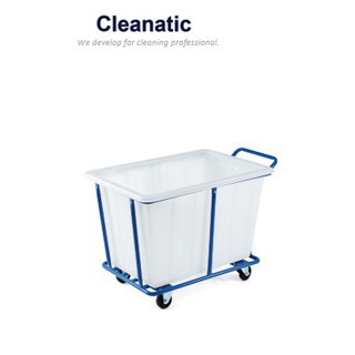 Cleanatic  C-7004  รถเข็นผ้าพลาสติก