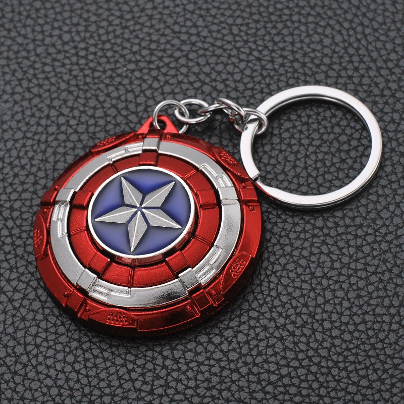 พวงกุญแจ Avengers Shield (หมุนได้)