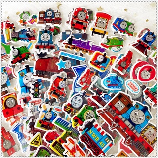 5 แผ่น ✿ สติกเกอร์รางวัล Thomas &amp; Friends Q-2 DIY ✿ สติกเกอร์ PVC รูปบับเบิ้ล 3 มิติ กันน้ํา ของเล่นสําหรับเด็ก