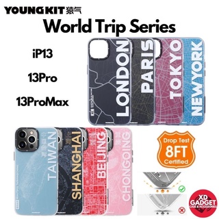 Youngkit Case World Trip Series เคสกันกระแทกสำหรับ iP13, 13Pro, 13ProMax