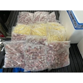 หนวดหมึกหั่น 1Kg 🔥🐙 พร้อมส่ง 🚛เหมาค่าส่ง ฟรีกล่องโฟม!! ทุกจังหวัดทั่วไทย🎉 หนวดหมึกหั่นชิ้น หนวกปลาหมึก