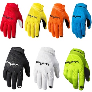 ถุงมือ ขี่ มอเตอร์ไซค์ ปั่น จักรยาน ใส่ ออกกำลังกาย เต็มนิ้ว Motocross Riding Dirt Bike Bicycle SEVEN MX Gloves