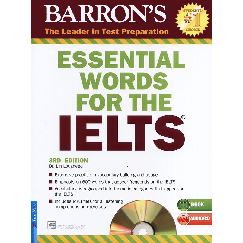 หนังสือ - คําจําเป็นของ Barron สําหรับ IELTS - ฉบับที่ 3 (ซีดีฟรี)