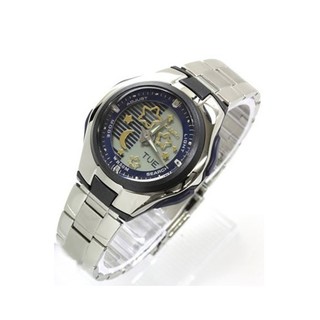 Casio Standard Poptone นาฬิกาข้อมือผู้ชาย สีเงิน สายสตนเลส รุ่น LCF-10D-2A