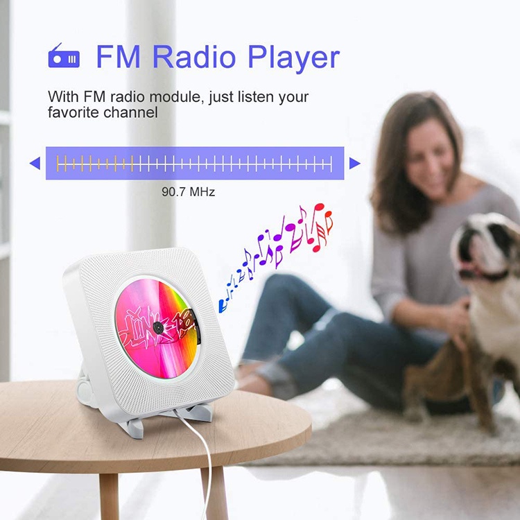 Create a wallmounted CD player, DVD player, learn English, cd player