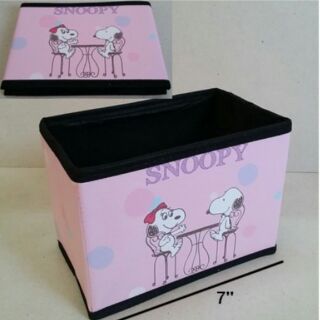 กล่องพับ ลาย สนู๊ปปี้ SNoopy ขนาด 7x5.5x4.5 นิ้ว