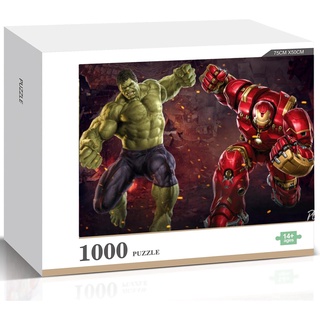 จิ๊กซอว์ไม้ปริศนา ลายภาพยนตร์ Marvel Robert Bruce Banner Hulk 2022 DIY 1000 ชิ้น