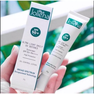 (ของแท้💯%)Joliena Plus Ultra Light Daily UV Defence SunScreen SPF50+ PA++++ 25g