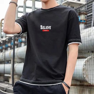 เสื้อยืดคอกลมแขนสั้น ผู้ชาย Men T-Shirt Short Sleeve