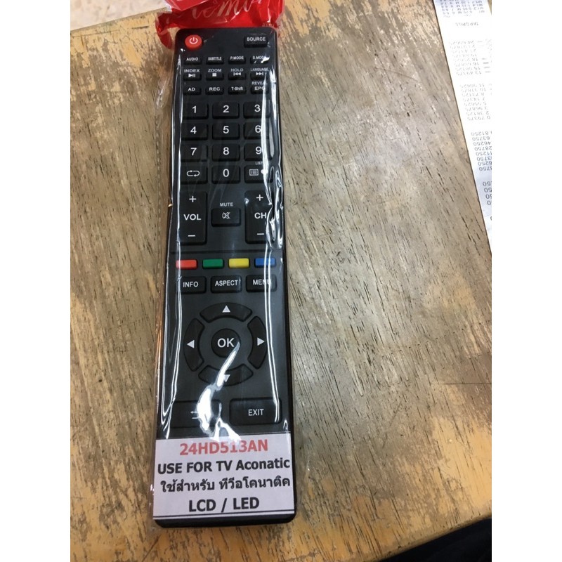 Remote Tv-LCD/LEDยี่ห้อAcconaticรุ่น24HD513AN