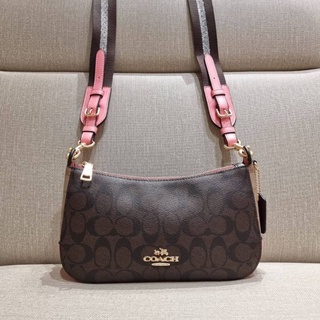 COACH C6825 JES BAGUETTE IN BLOCKED SIGNATURE CANVAS