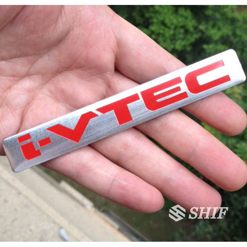 โลหะ i-VTEC ด้านข้าง Fender ด้านหลังป้ายสัญลักษณ์สําหรับ Honda IVTEC