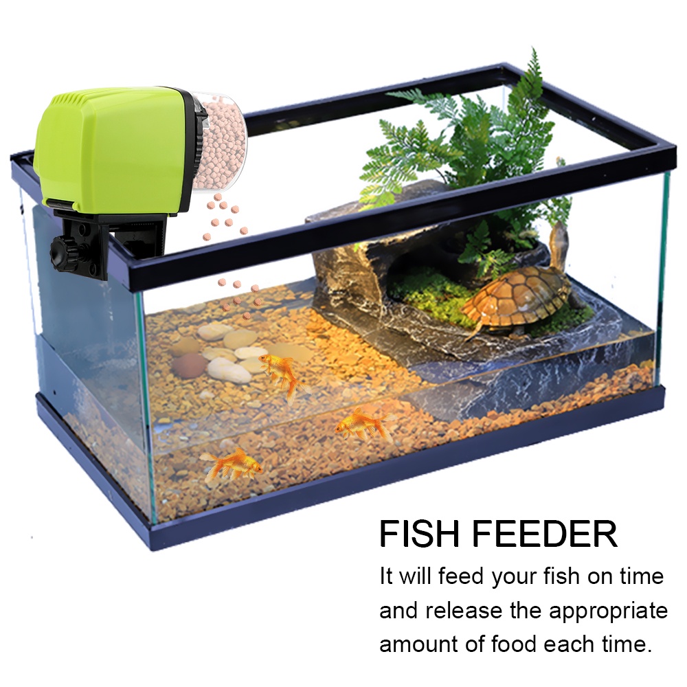 อาหารปลาAutomatic Fish Timer Feeder 1 cs Digital Dislay Home Aquarium ...
