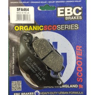 ผ้าเบรค EBC Brakes รุ่น Organic /ผ้าเบรคหน้า Yamaha Fino,R15,M slaz,Mio,Nouvo,Spark 135cc /ผ้าเบรคหลัง Nmax Grand filano