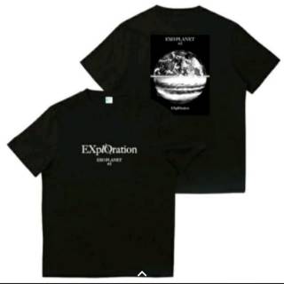 เสื้อยืดโอเวอร์ไซส์เสื้อยืด พิมพ์ลาย Kpop EXO EXPLORATION สไตล์เกาหลีS-3XL