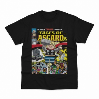 เสื้อยืดโอเวอร์ไซส์เสื้อยืด พิมพ์ลาย Thor Lego Tales Of Asgard Love and Thunder สําหรับผู้ชายS-3XL