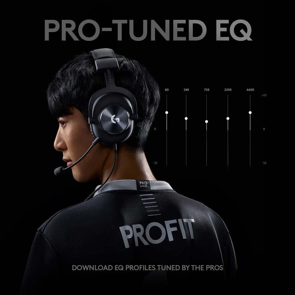 logitech g pro x gaming headset with blue voice technology