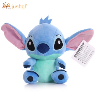 Boneco De Pel’Cia Do Stitch Do Desenho Lilo &amp; Stitch Com 20ซม./Boneco Kawaii Para Crina`As/Presente De Aniversério ชุดอุปกรณ์เสริมสําหรับตกแต่งบ้าน