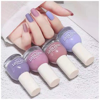 🌸พร้อมส่ง🌸ยาทาเล็บ สีทาเล็บ สีทาเล็บเนื้อแมท ยาทาเล็บไม่ต้องอบ แห้งไวไม่ซีดจาง สียอดนิยมล่าสุดในปี 2021