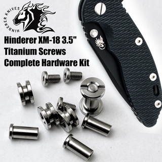 Cnedc Hinderer XM-18 ชุดสกรูไทเทเนียมอัลลอย สีฟ้า สําหรับมีดพับ DIY