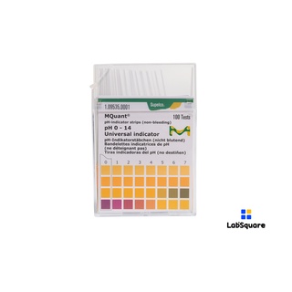 กระดาษลิตมัส, กระดาษวัดค่าพีเอช, pH Indicator Papers ช่วงการวัด 0-14 ยี่ห้อ Merck, 100Tests [ของแท้จากตัวแทนจำหน่าย]