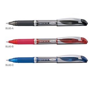 Pentel ปากกาหมึกเจล เพนเทล Energel Deluxe Cap BL60 1.0 mm เปลี่ยนใส้ได้