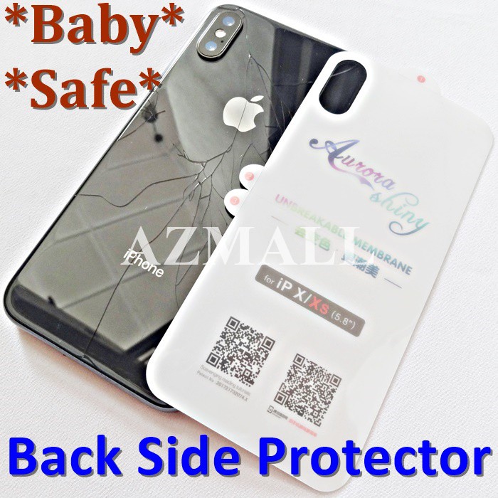 (Baby Safe) BTX Aurora Shiny Insulation Back Cover Protector Apple iPhone XS Max