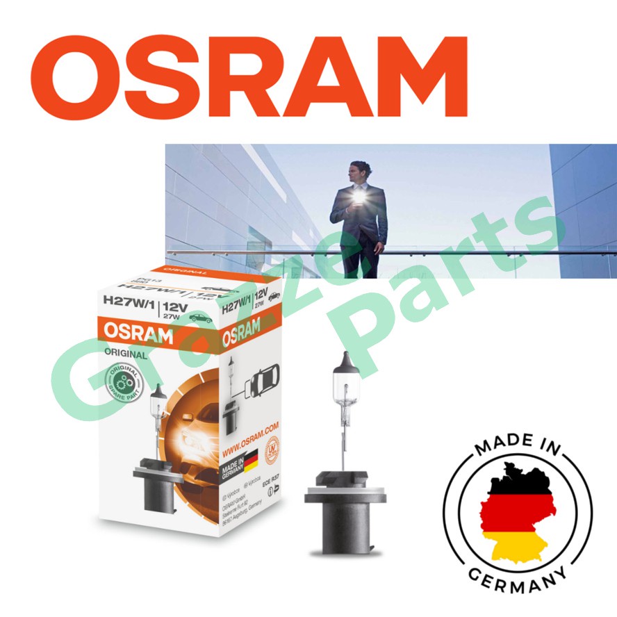 Osram 880 H27/1 27W หลอดไฟฮาโลเจนรถยนต์ - ผลิตในเยอรมัน