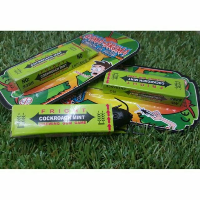 หมากฝรั่งแมลงสาบ แกล้งคน