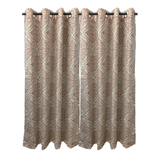  ผ้าม่านหน้าต่าง ตาไก่ รุ่น AKOLA-GD-160 GMT ขนาด 138 x 160 ซม. สีทอง HOME Window Curtain For Eyelets AKOLA-GD-160 GMT S