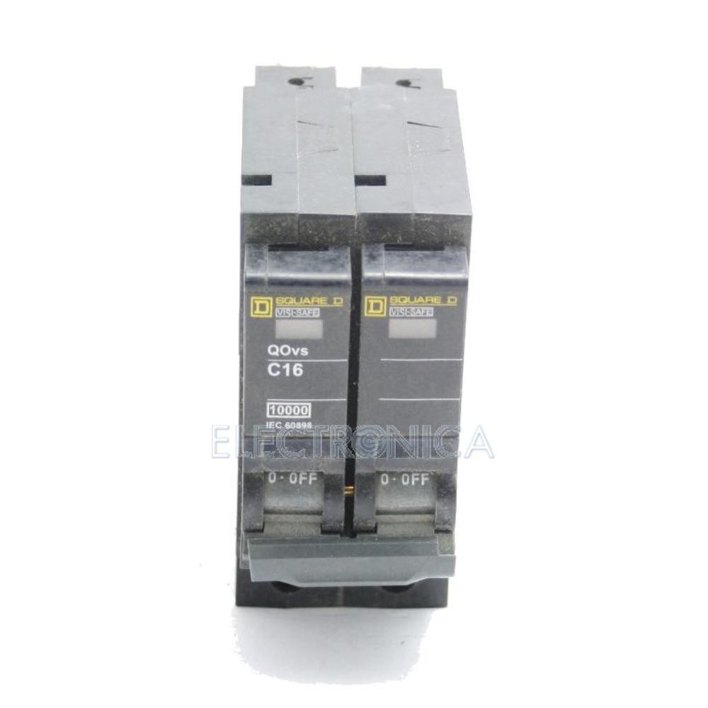 เมนเบรกเกอร์คลาสสิค 2P 16A รุ่น SQUARE D DSQD-QO216VSC10T (101337)