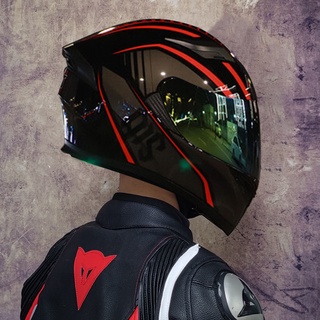 หมวกกันน็อคเต็มใบ ชาย ผู้หญิง  นแดด วินเทจ เท่ ผู้ใหญ่moto rcycle helmet สวยๆ วิบาก กันน้ำ ปลอดภัย ทิวทัศน์ชัดเจน พร้อมส