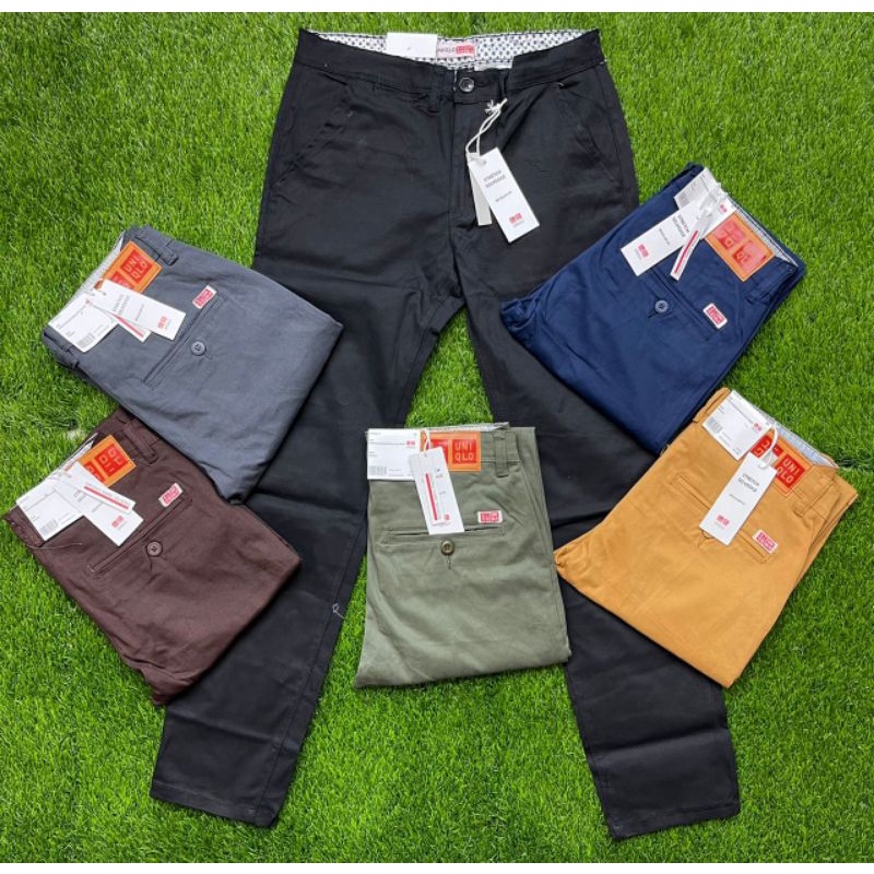 Slim Fit Slack 4 Pocket Pant Unisex Seluar Slack Cotton คุณภาพดีที่สุด
