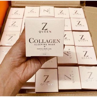 Z Queen collagen mask คอลลาเจน สลิปปิ้ง มาส์ก