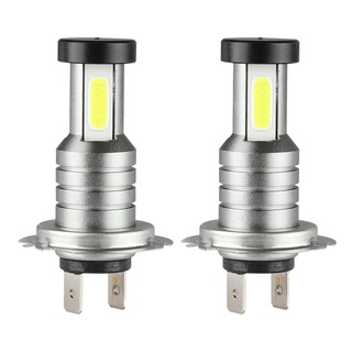 2X H7 Led ชุดหลอดไฟหน้า 100W 30000Lm 6000K สีขาว