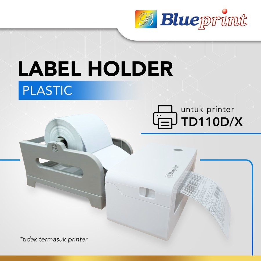 พลาสติก BLUEPRINT ROLL HOLDER LABEL [TD110D/X]