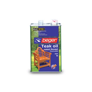 Beger Teak Oil น้ำมันรักษาเนื้อไม้ เบเยอร์ ทีค ออยล์ ขนาด 1/4กล. 1ลิตร