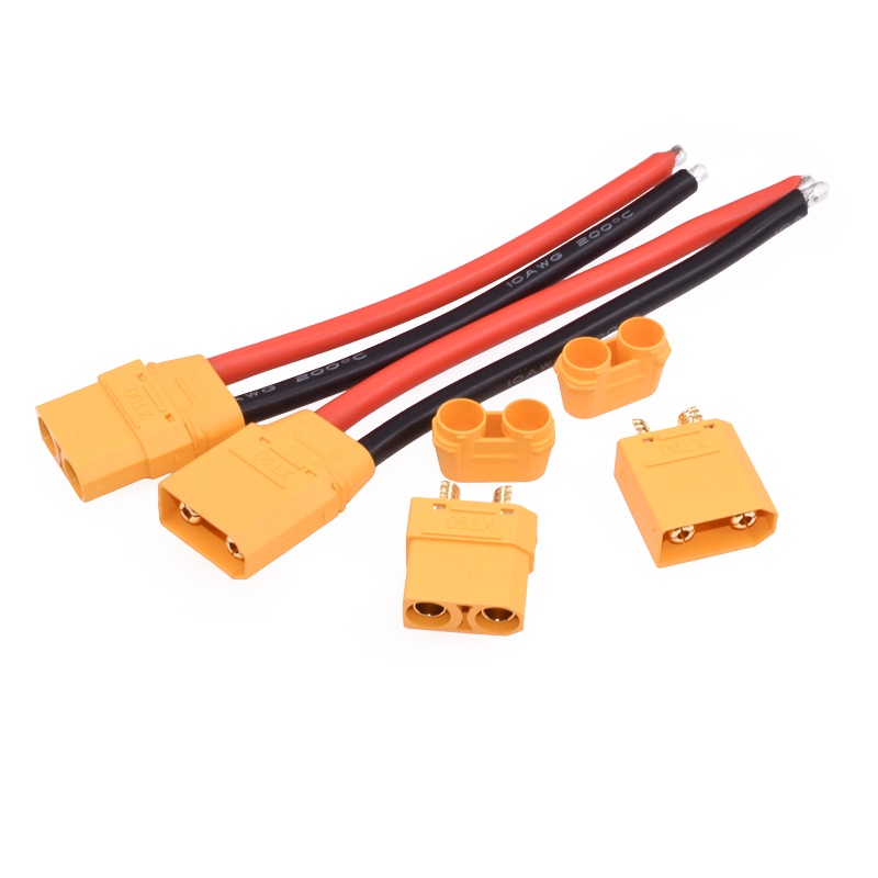 หัวต่อสายไฟ-ของแท้แบบแบบมีฝาปิด XT60 XT90 MR60  connector terminal ปลั๊กไฟac-013/5 สำหรับ RC Battery