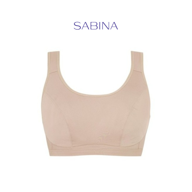 Sabina เสื้อชั้นใน Invisible Wire (ไม่มีโครง) รุ่น Function Bra รหัส SBO1000CD สีเนื้อเข้ม
