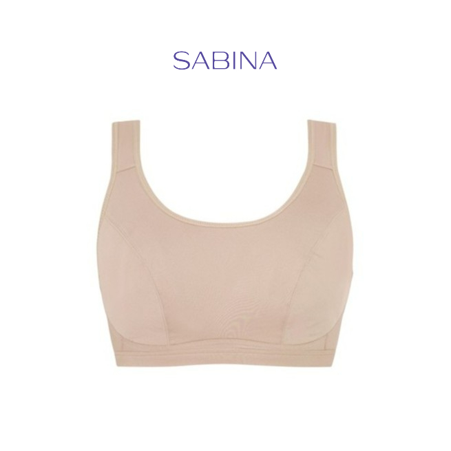 Sabina เสื้อชั้นใน Invisible Wire (ไม่มีโครง) รุ่น Function Bra รหัส SBO1000CD สีเนื้อเข้ม