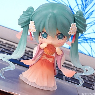 ตุ๊กตา Hatsune Miku Mid-Autumn Festival Hanbiuk Miku Nendoroid สําหรับเทศกาลฤดูใบไม้ร่วง #539 โมเดลฟิกเกอร์ PVC ขนาด 10 ซม. ของเล่นสําหรับเด็ก