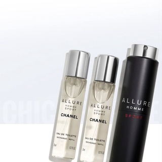 น้ำหอมแท้​❤️ CHANEL Allure Homme Sport Eau de Toilette Twist &amp; Spray 3x20ml