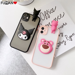 Casing For Samsung Galaxy Note 20 10 9 8 S21 S20 S10 S9 S8 Plus Ultra Lite FE Cover Cute Cartoon Kuromi Lotso Strawberry Bear Hard TPU Phone Case