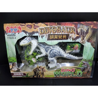 เลโก้ไดโนเสาร์ Dino World Hybrid Tyrannosaurus Rex พร้อมรถชมพาร์ค จำลอง ของเล่นยุคจูราสสิก เหมาะสำหรับเด็ก 3 ปีขึ้นไป