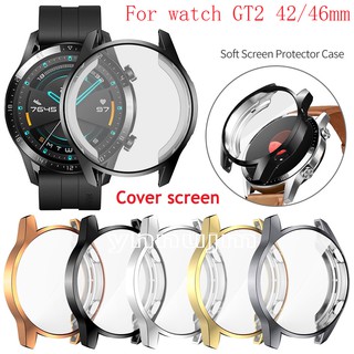 เคสกันรอยหน้าจอสำหรับเคสนาฬิกาข้อมือ Huawei Watch Gt 2 46 . Huawei Watch Gt 2 46 Tpu Gt 2 42 มม .