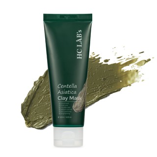 Hc LABS Centella Asiatica Clay Wash Off Mask 120 มล. โคลนมาสก์โคลน ซีก้า โคลนมาสก์ ผิวทรูขุมขน สิวหัวดํา ซีบัม ผลัดเซลล์ผิว