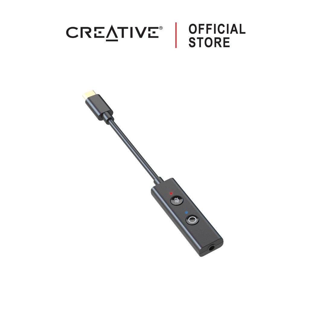 CREATIVE Sound Blaster PLAY!4 External USB Sound Card พร้อมปุ่มปรับ