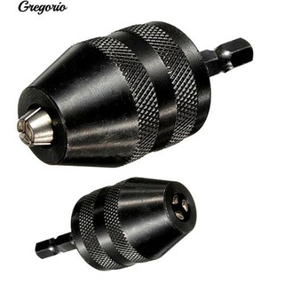 Gregorio สว่านโรตารี่สว่านแปลงขนาด 1/4 Hex Shank Quick Change Multi Chuck Adapter