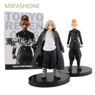 Mxfashione โมเดลฟิกเกอร์ Pvc รูปการ์ตูน Manjiro Sano Hanagaki Takemichi ขนาดเล็กของสะสมของสะสมสําหรับเด็ก