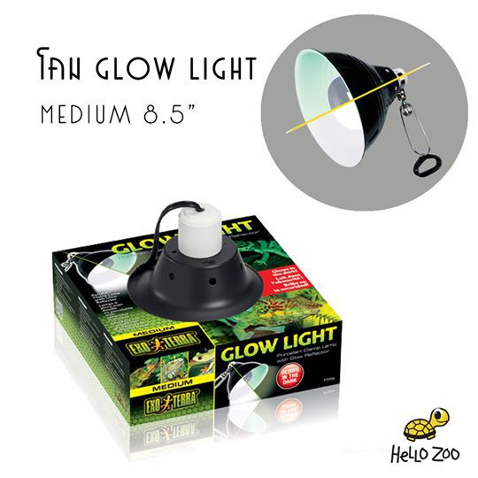 Exo Terra Glow Light โคมไฟเรืองแสง ขนาดกลาง 8.5 นิ้ว
